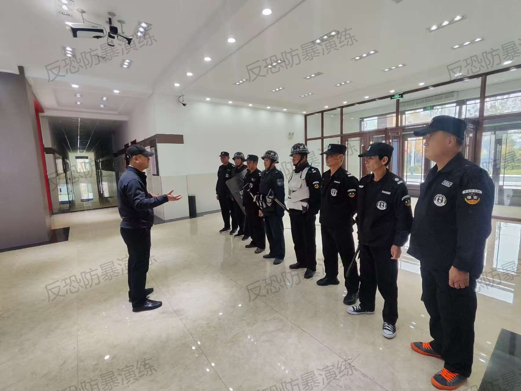 延边大学珲春校区开展反恐防暴演练